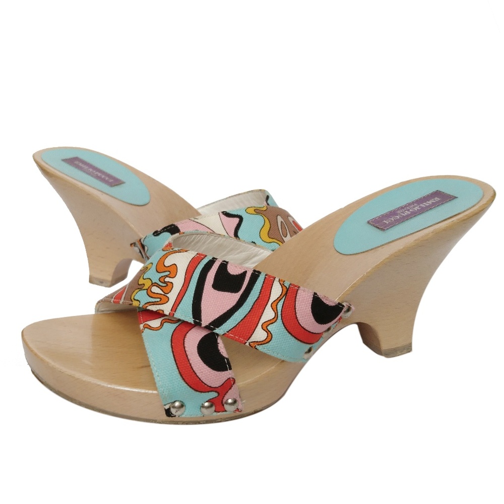 EMILIO PUCCI - Multicolor  Clogs Sandals